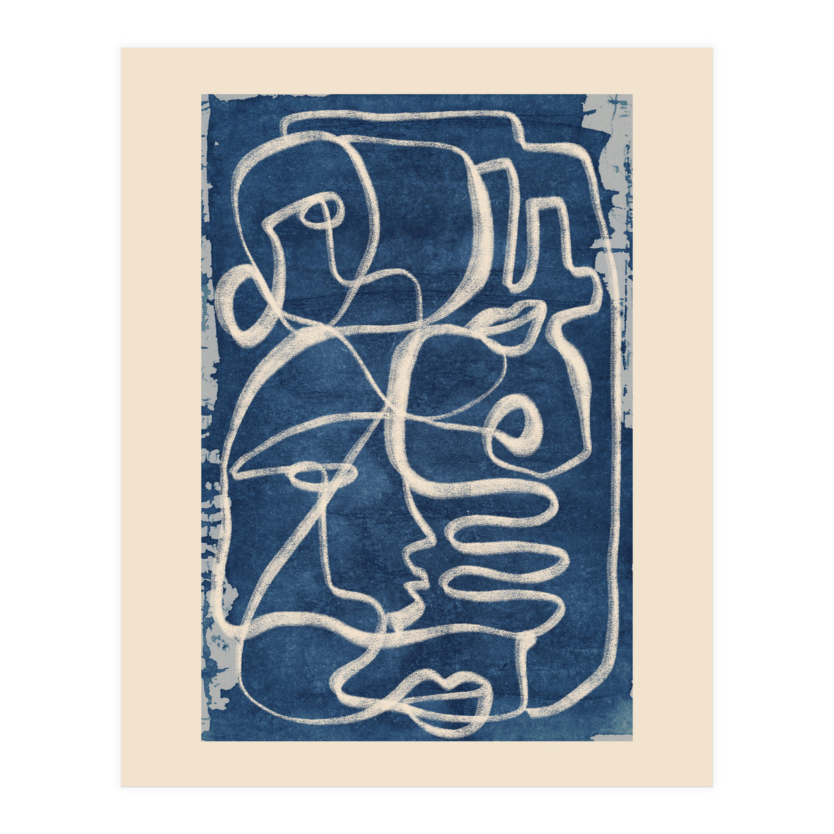 Bound By Line (indigo) (Print Only)