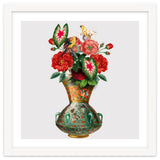flower vase collage art thumbnail
