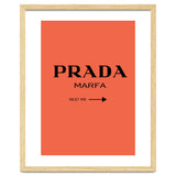 Prada Marfa, Fashion Sign Poster, Chic Decor, thumbnail