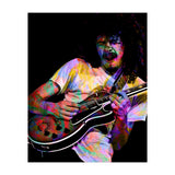 Carlos Santana . American Rock Guitarist Legend Colorful (Print Only) thumbnail