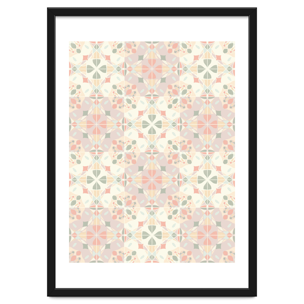 Stained Glass Pastels Tiles