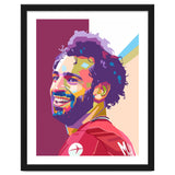 Mohamed Salah pop art portrait thumbnail