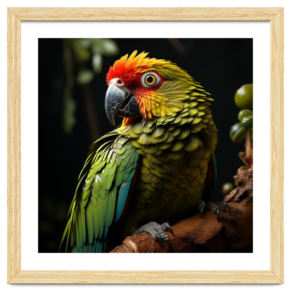 Vibrant Macaw Parrot