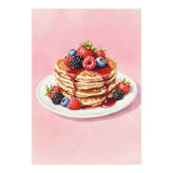 Berry Pancakes – Watercolor Breakfast Food (Print Only) thumbnail