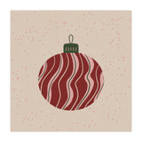Christmas Globe with swirls (Print Only) thumbnail