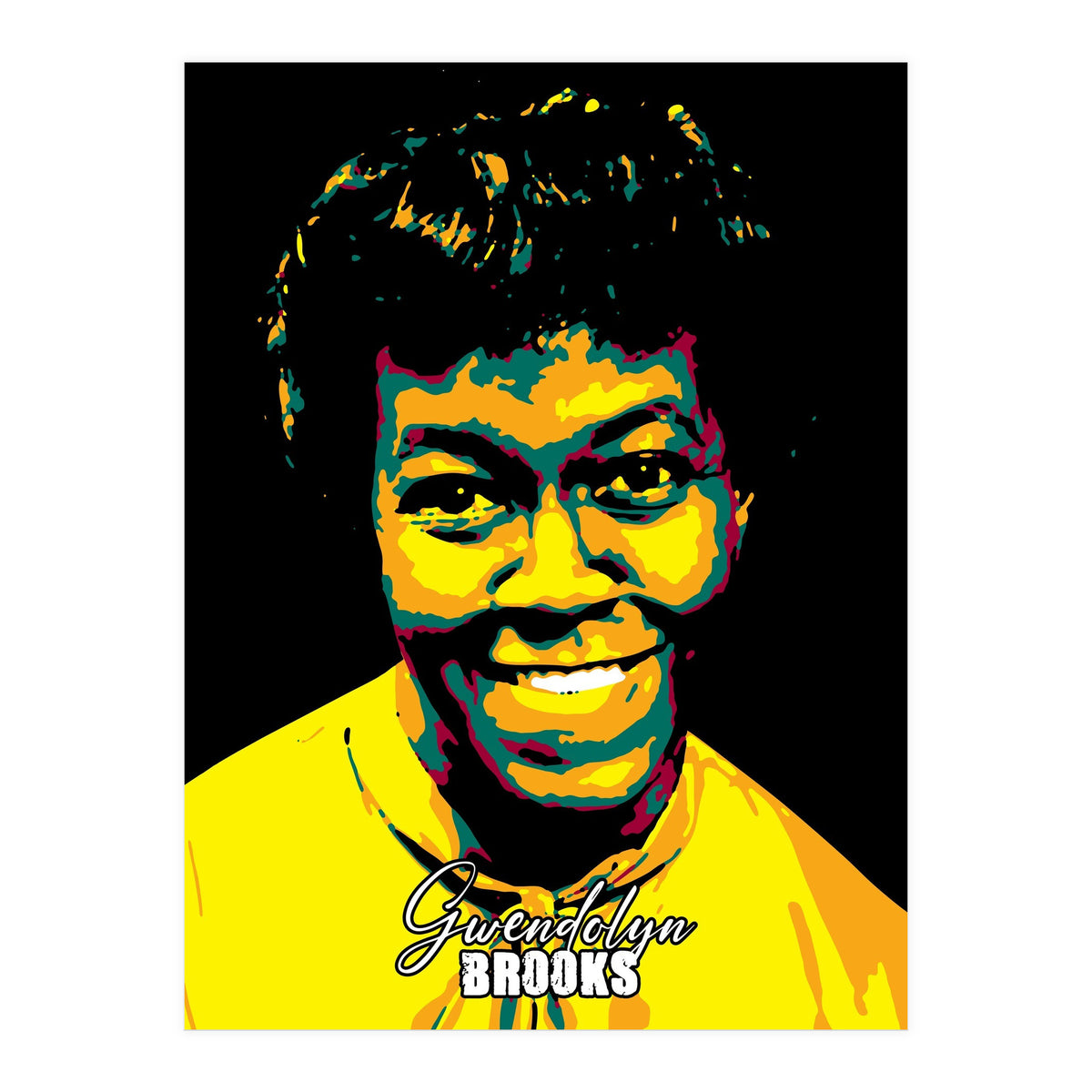 Gwendolyn Brooks American Poet Legend v2 (Print Only)