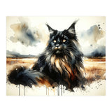 Mystical Black Cat In The Wild (Print Only) thumbnail
