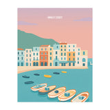 Amalfi Coast Italy Travel Postcard (Print Only) thumbnail