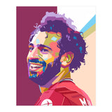 Mohamed Salah pop art portrait (Print Only) thumbnail