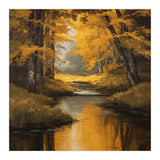 Golden Autumn Forest River (Print Only) thumbnail