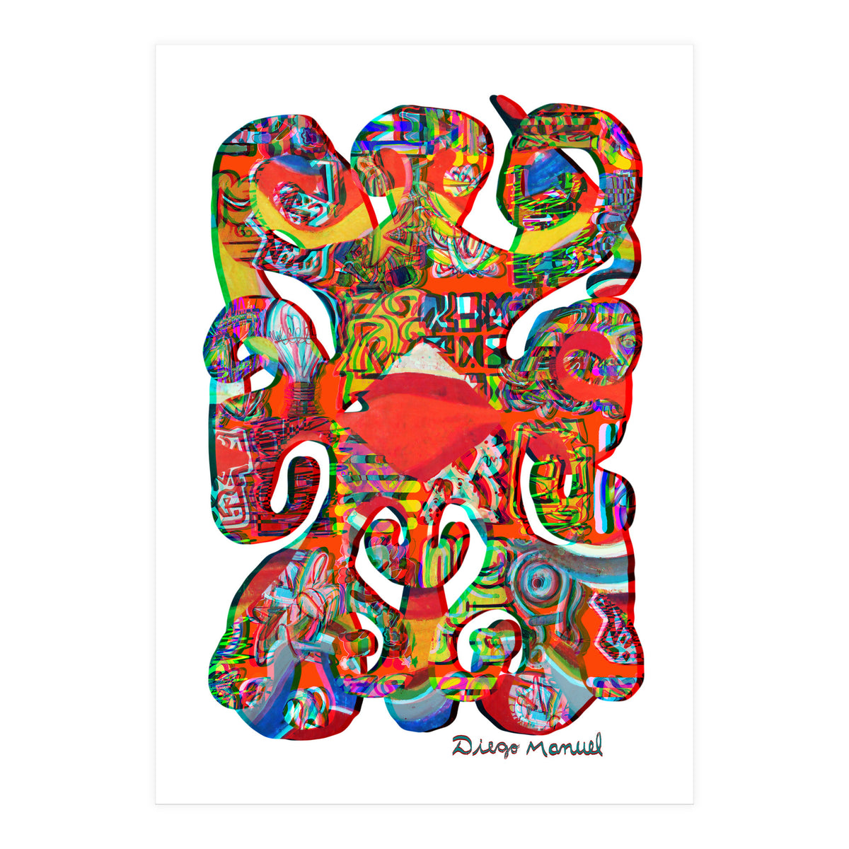 Pop Abstract Asimetrico 39 Copia (Print Only)