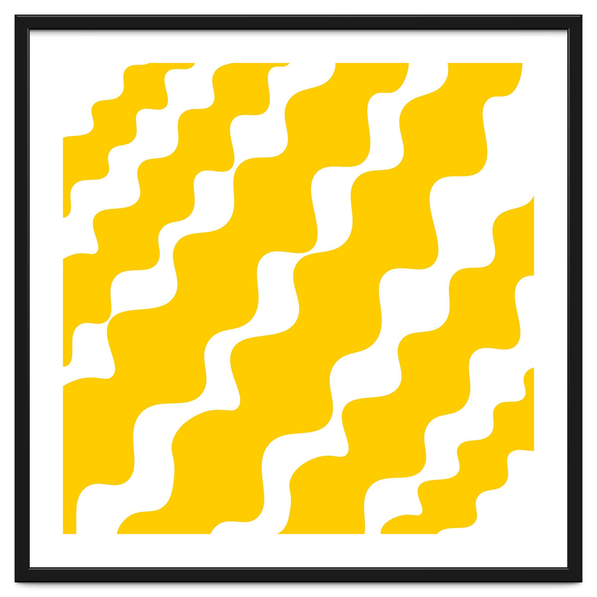 Yellow Wavy Pattern