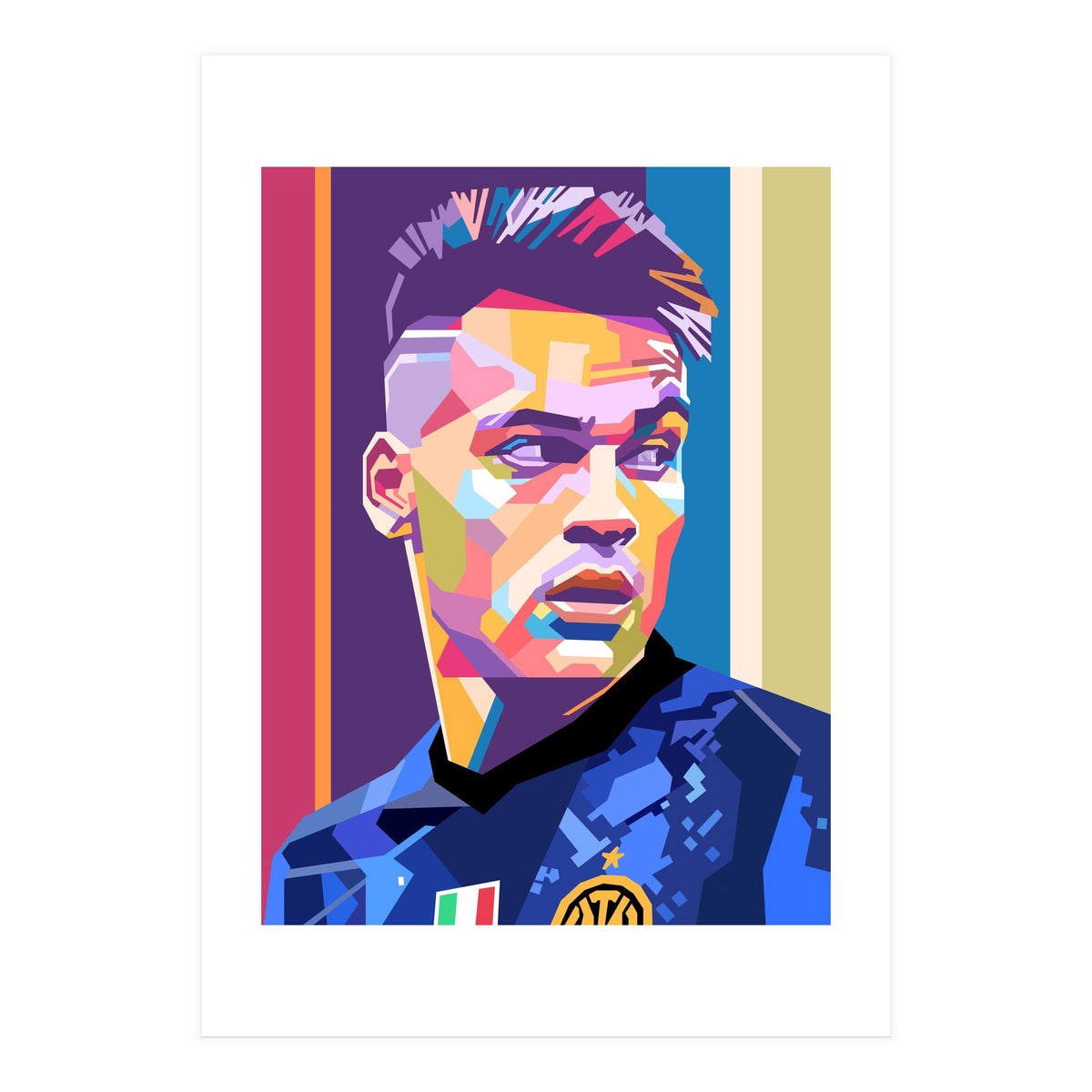Lautaro Martinez art (Print Only)