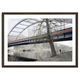 Fishing man under the bridge thumbnail