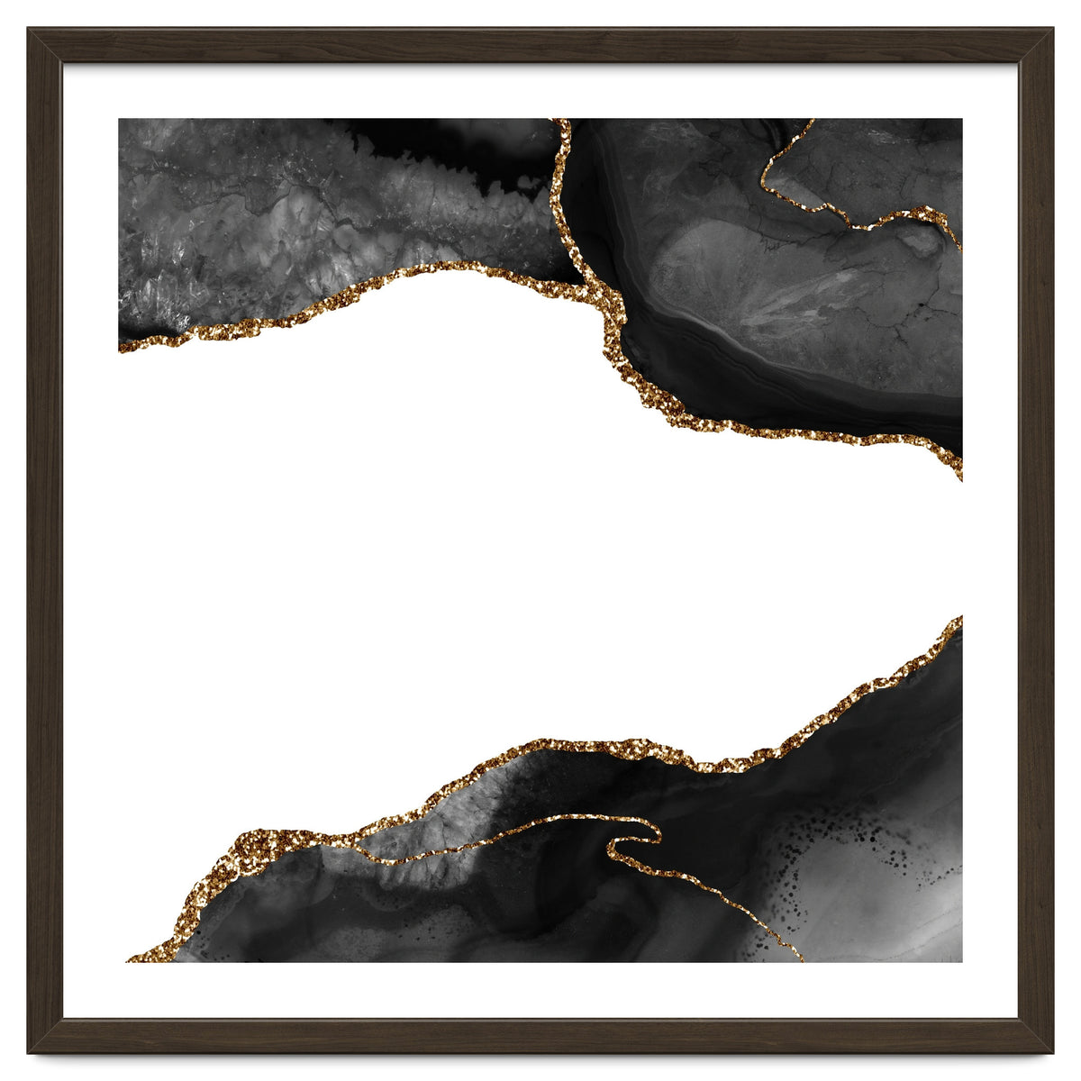 Black & Gold Agate Texture 09