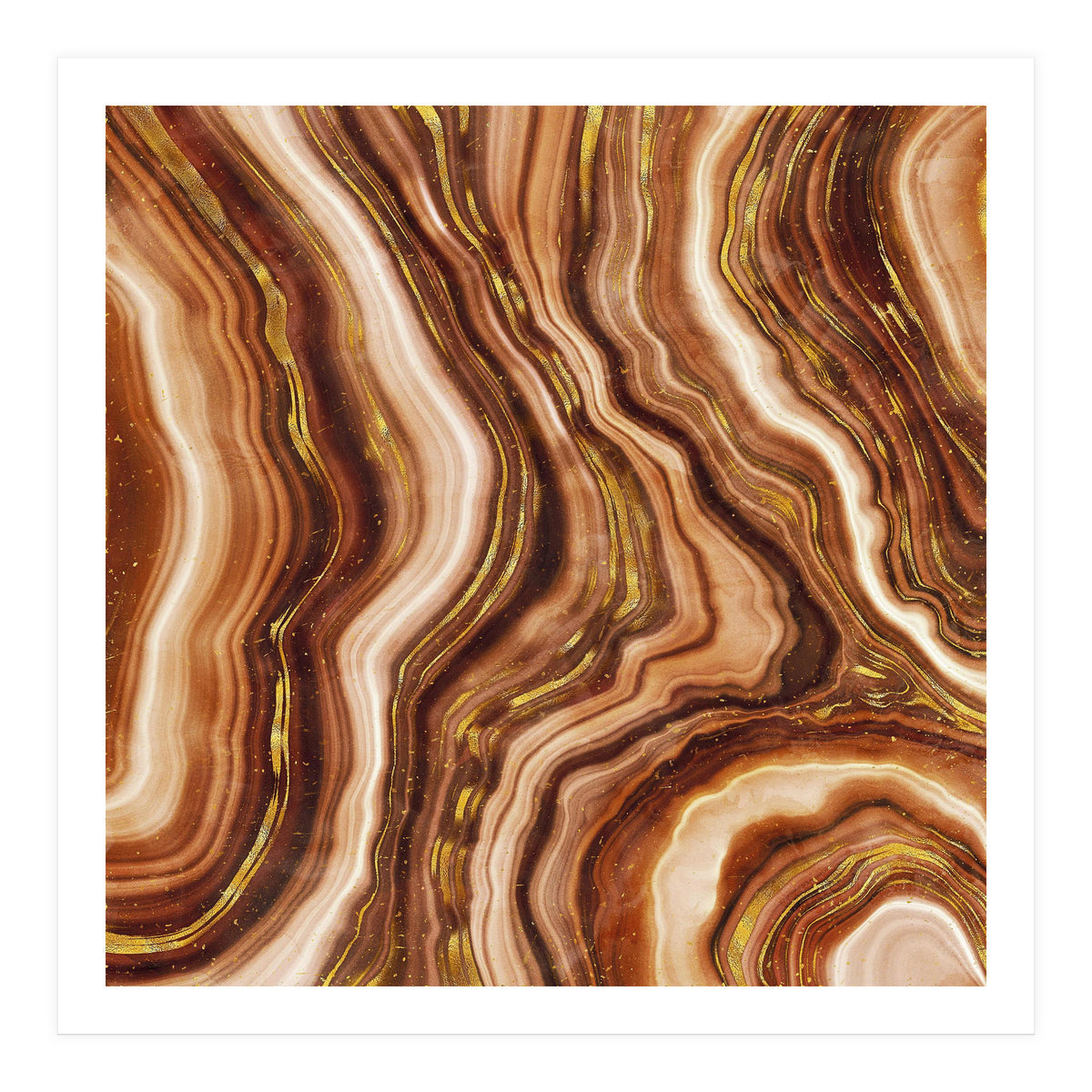 Golden Agate Texture 04 (Print Only)
