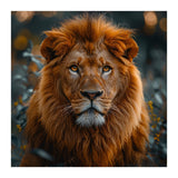 Majestic Lion Portrait Intense Gaze Wildlife (Print Only) thumbnail