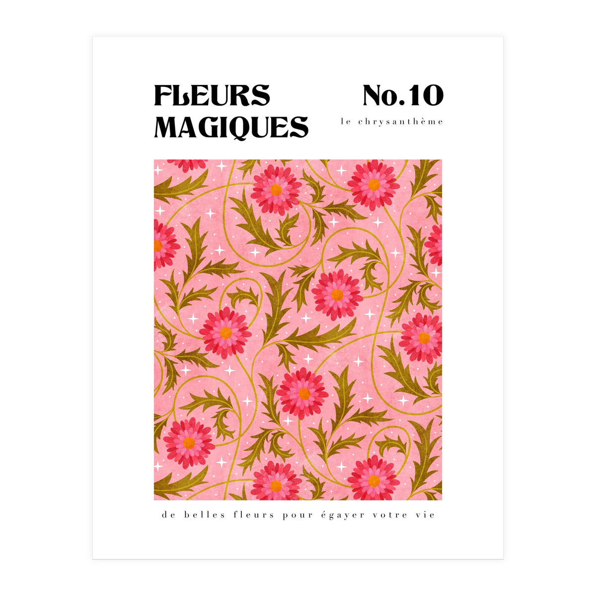 Magical Flowers No.10 Chrysanthemums (Print Only)