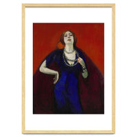 The Blue Dress. Date: 1911. Dimensions: 146.2 cm x 114.4 cm, 161.0 cm x 129.4 cm.