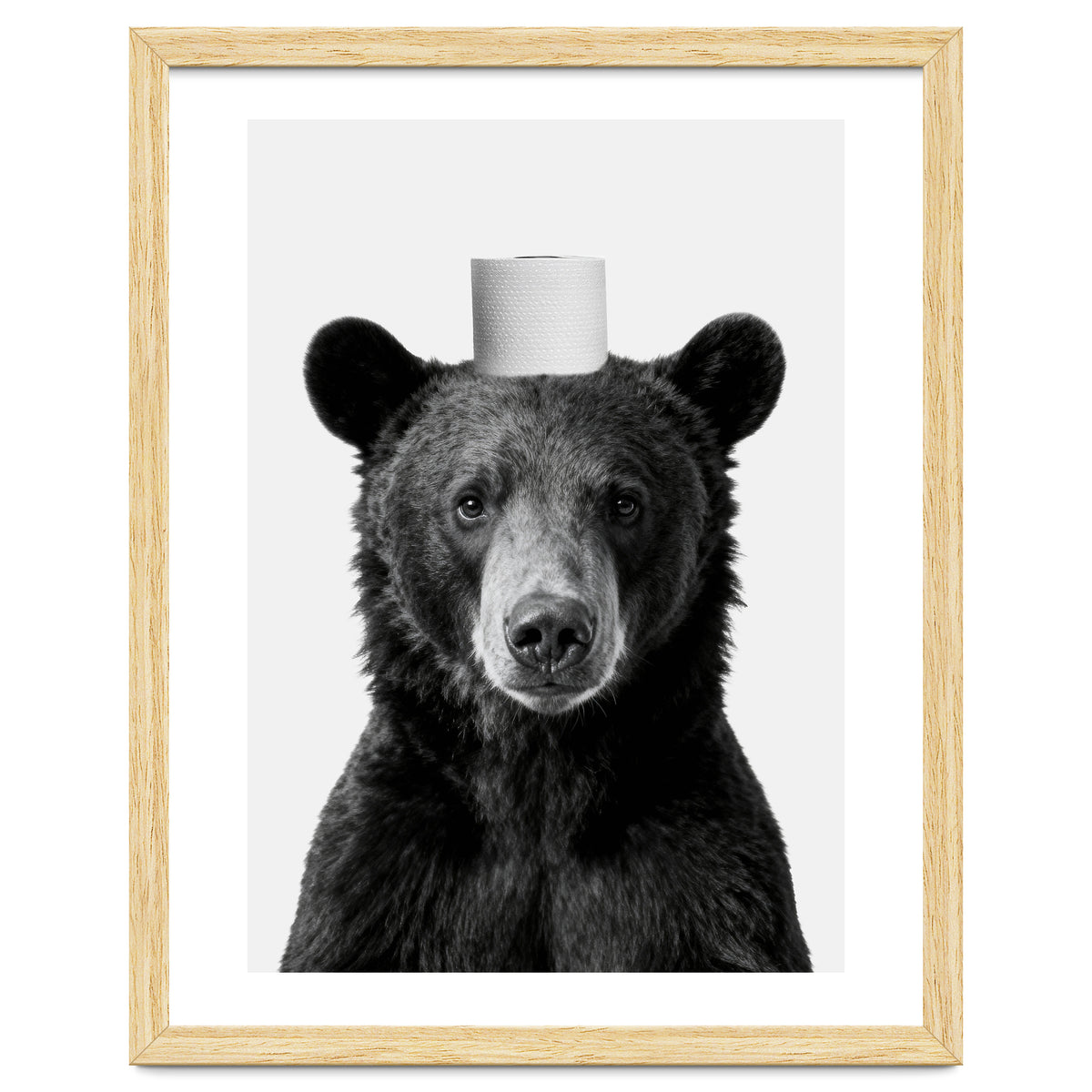 Bear, Toilet Paper Crown, Nursery Animal Art for Children