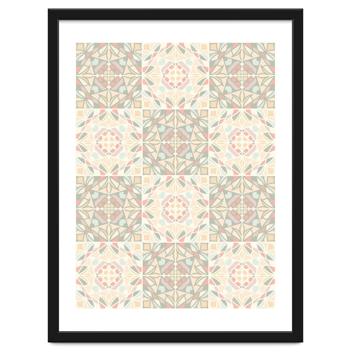 Kaleido Glass Pastels Tiles