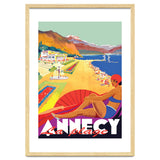 Beach at Annecy Lake, France thumbnail