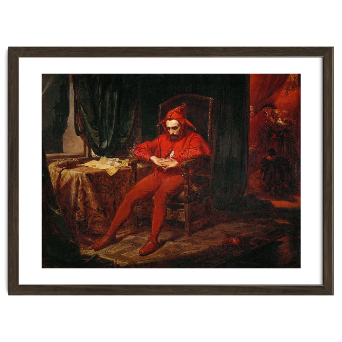 The court jester Stanczyk receives news of the loss of Smolensk (1514).