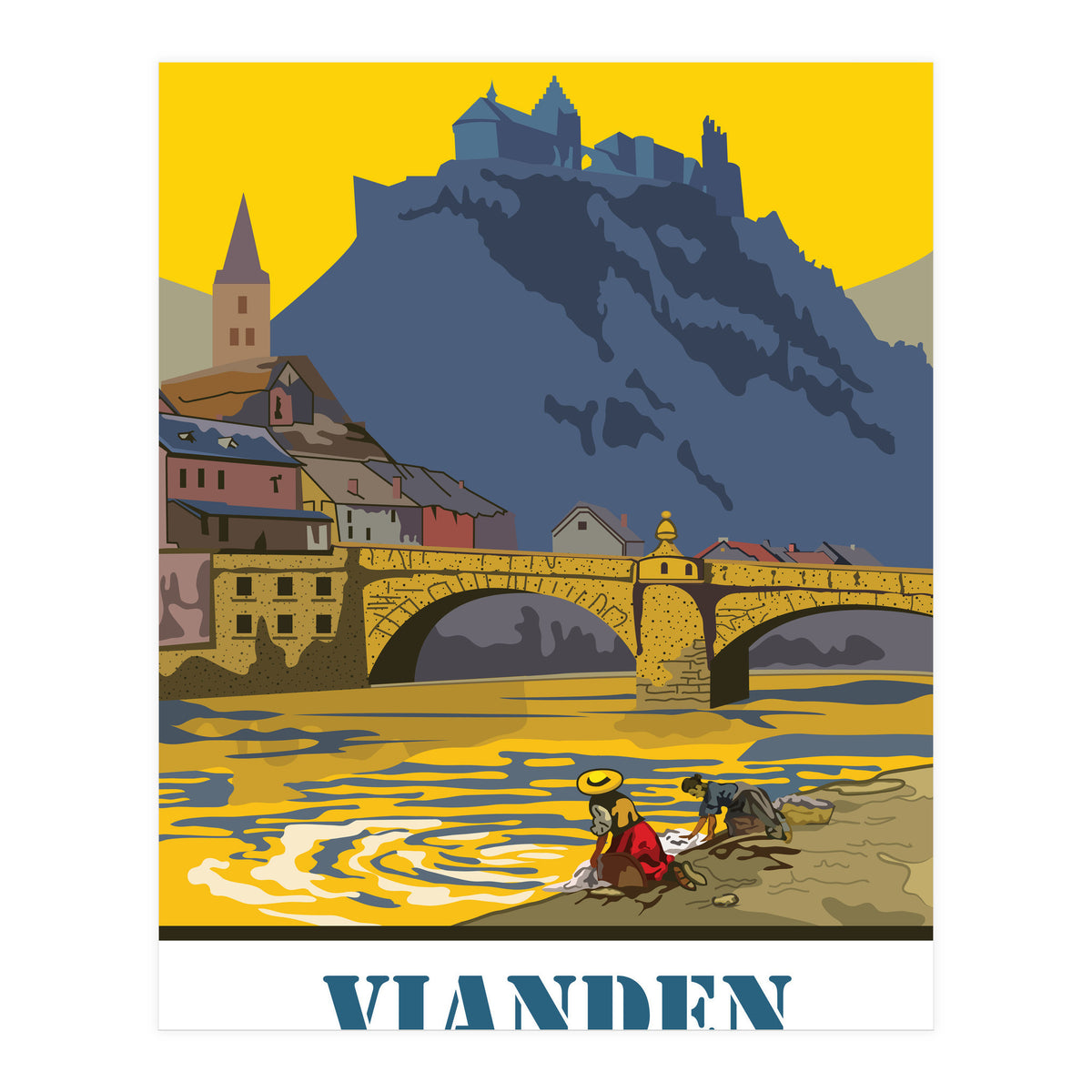 Vianden Luxembourg (Print Only)