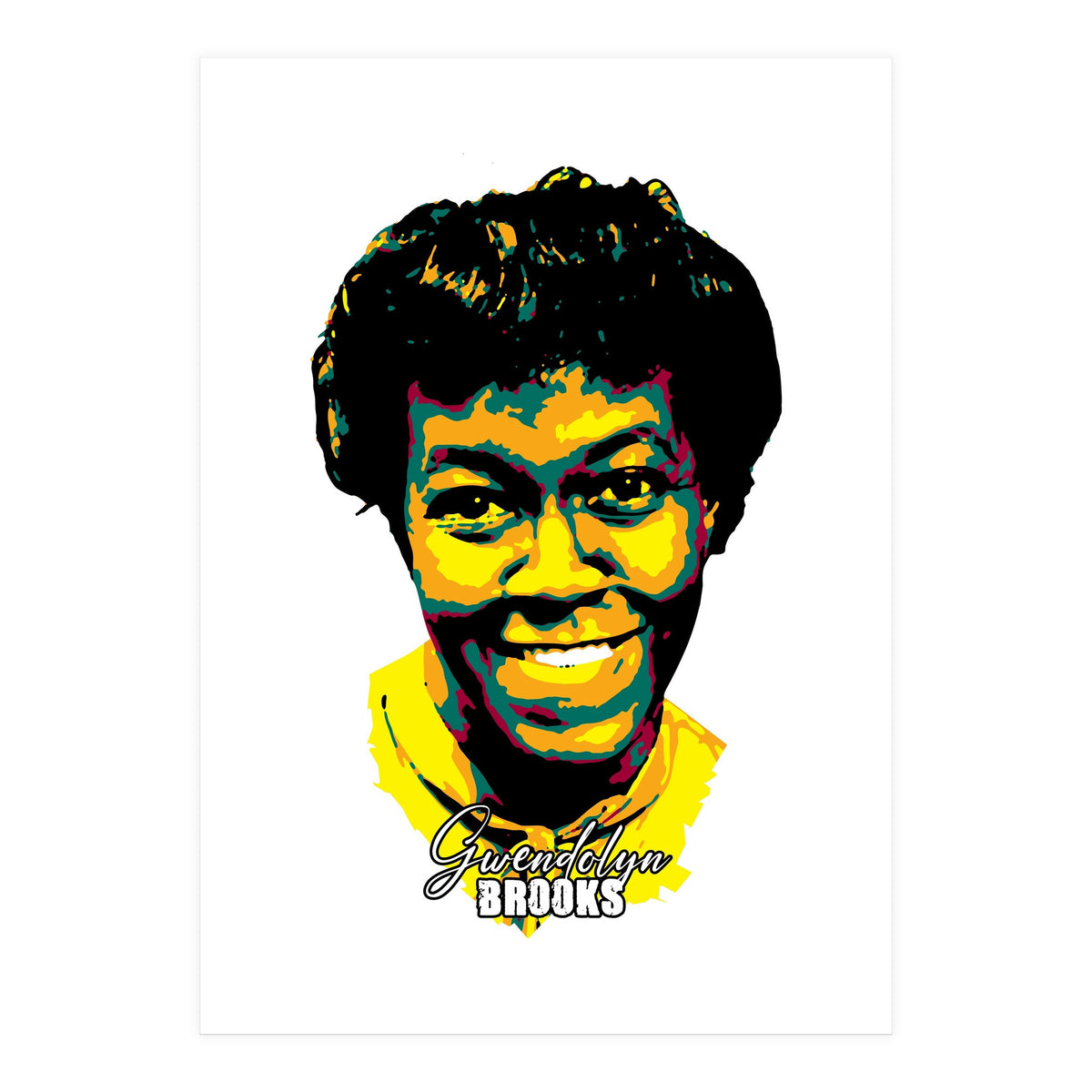 Gwendolyn Brooks American Poet Legend (Print Only)