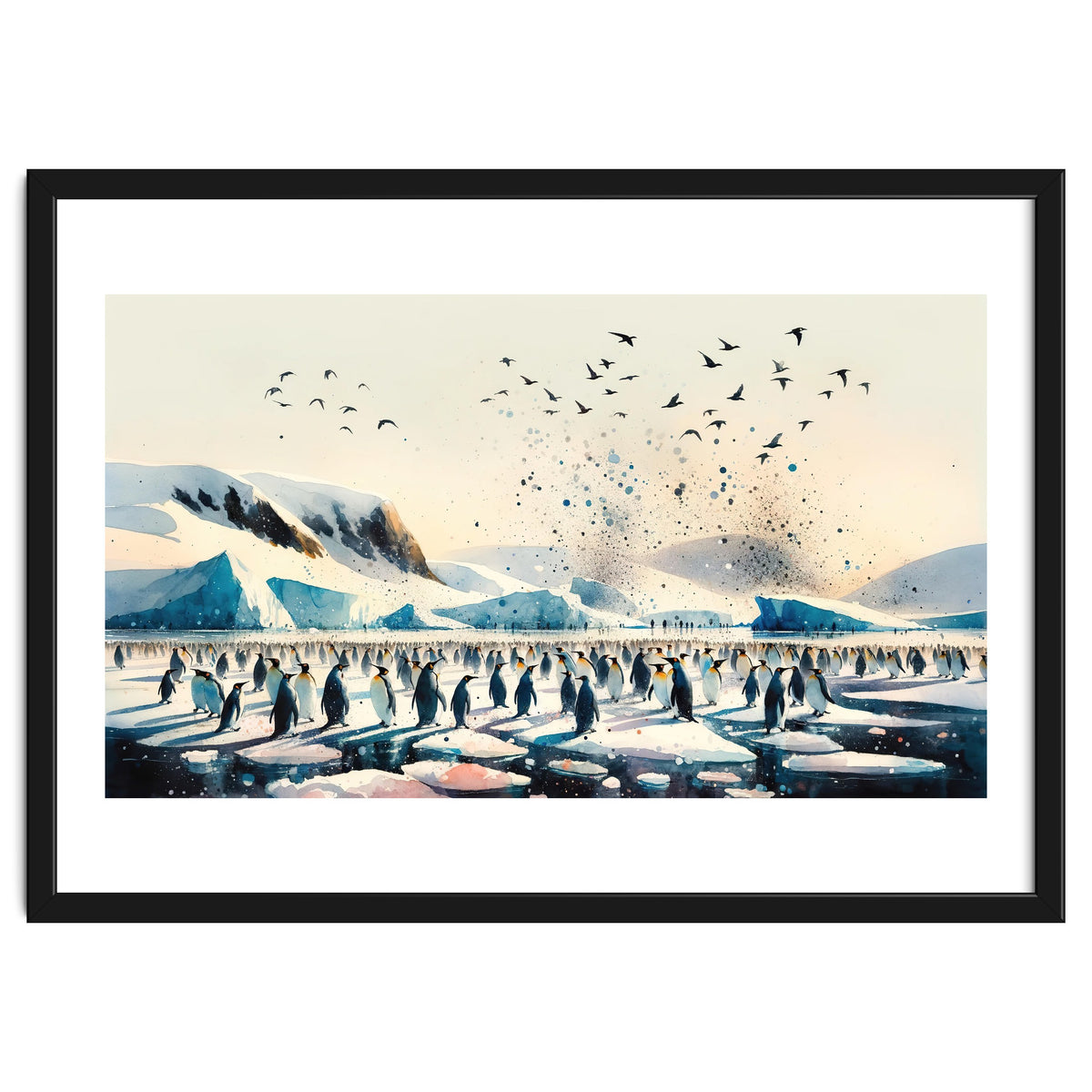 Antarctic Expanse Penguins Path