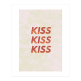 Kiss Kiss Kiss Love Typography (Print Only) thumbnail