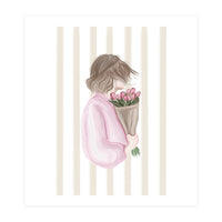 The Girl With The Tulips (Print Only)
