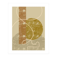 Interaction of Shapes and Lines (Print Only)