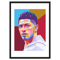 Jude Bellingham pop art portrait