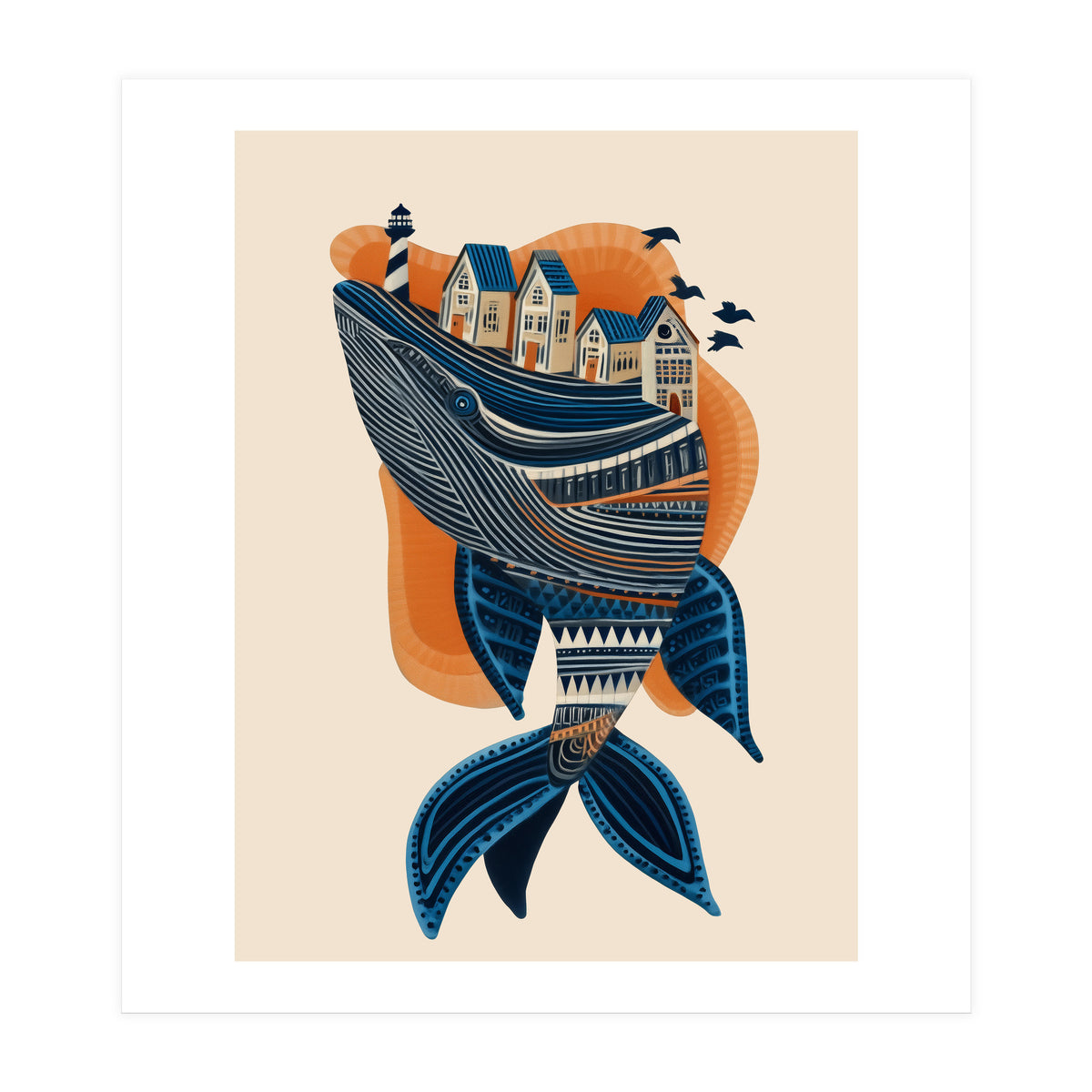 Whale Village (Print Only)