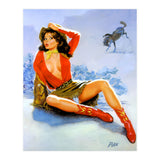 Pinup Girl Fell From A Wild Horse (Print Only) thumbnail