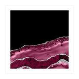 Burgundy & Silver Agate Texture 03 (Print Only) thumbnail