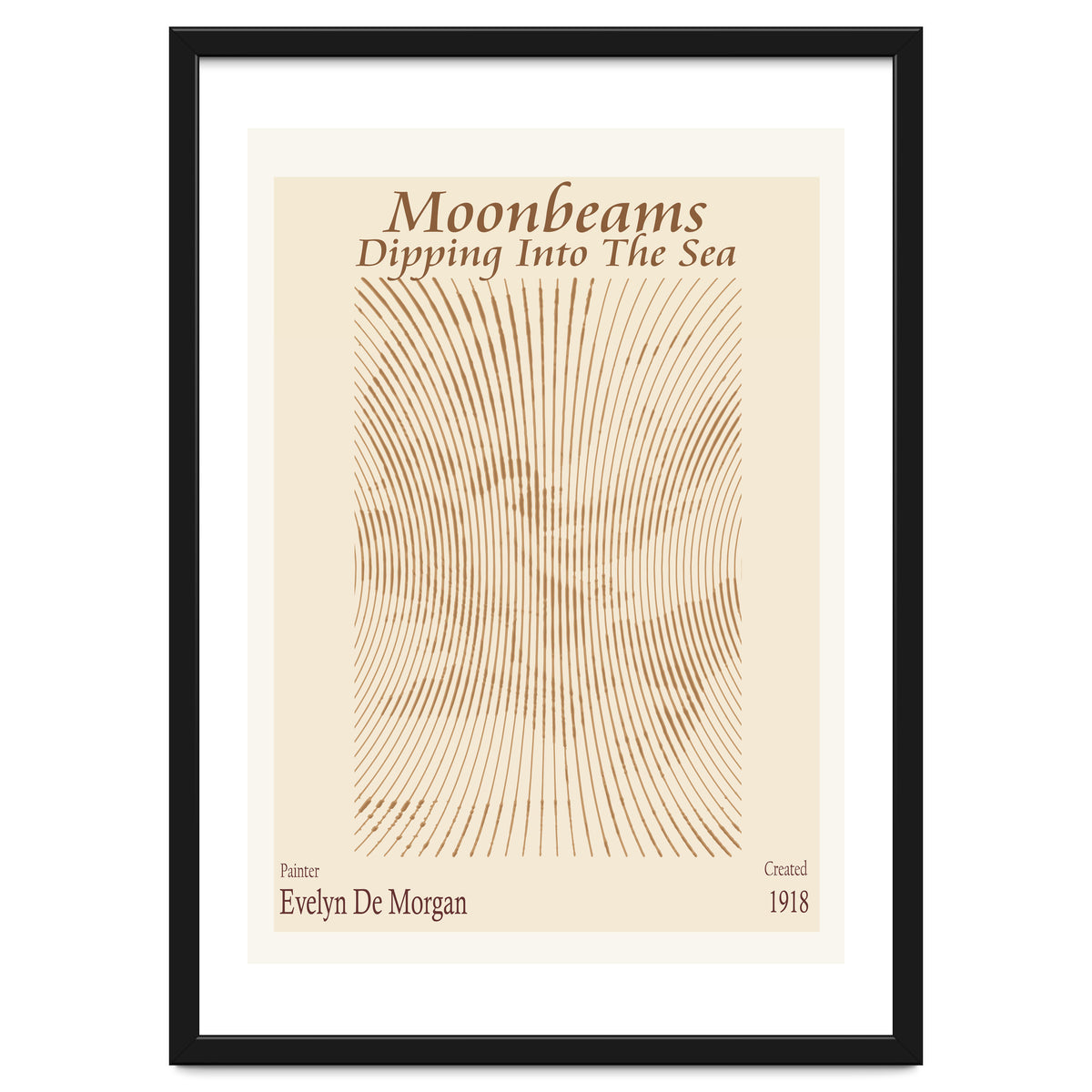 Moonbeams Dipping Into The Sea (1918) – Evelyn De Morgan (english, 1855 1919)