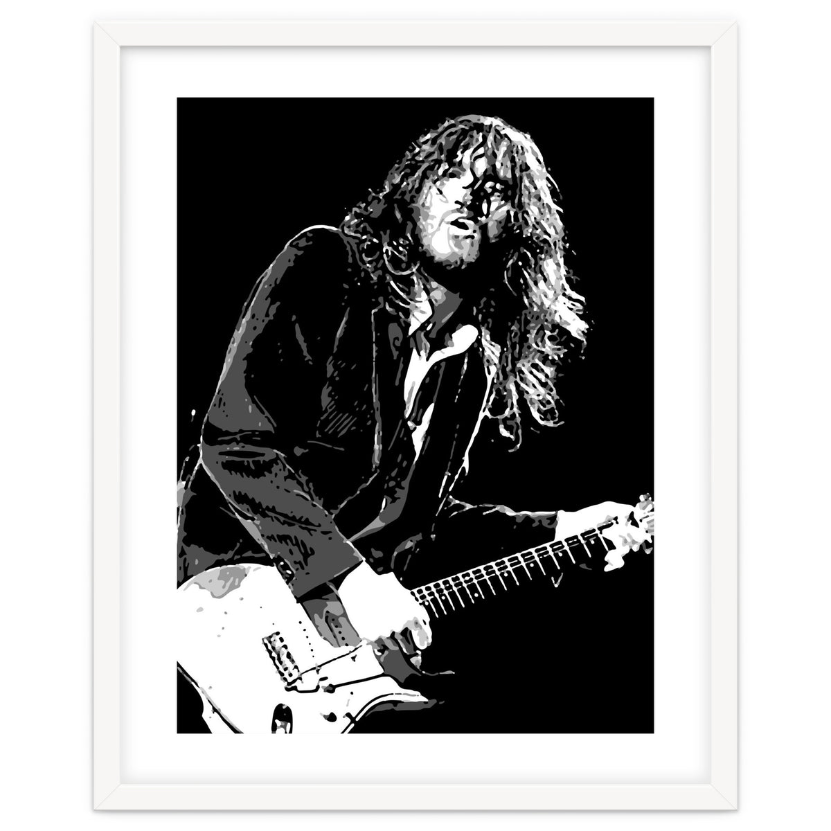 John Frusciante American Musician Legend in Monochrome