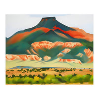 Georgia O’Keeffe – My Front Yard, Summer (1941) | Vibrant Southwestern Landscape in Modernist Style (Print Only)