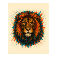 Lion Animal Watercolor (Print Only)