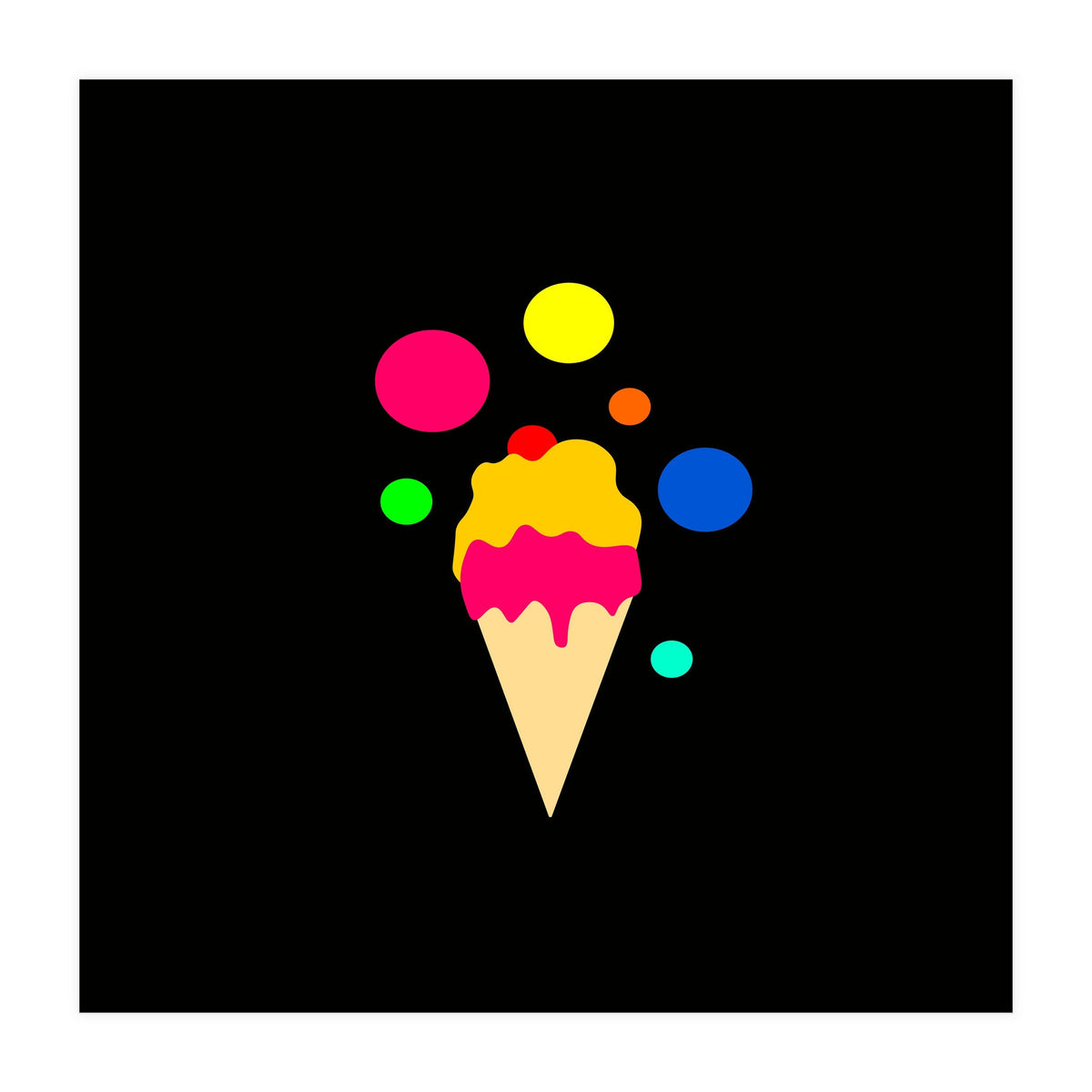 Colorful Icecream (Print Only)
