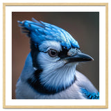 Close Up Portrait Of A Blue Jay Bird thumbnail