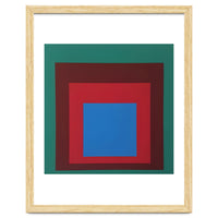 Josef Albers - HOMAGE TO THE SQUARE: Green, Red, Blue