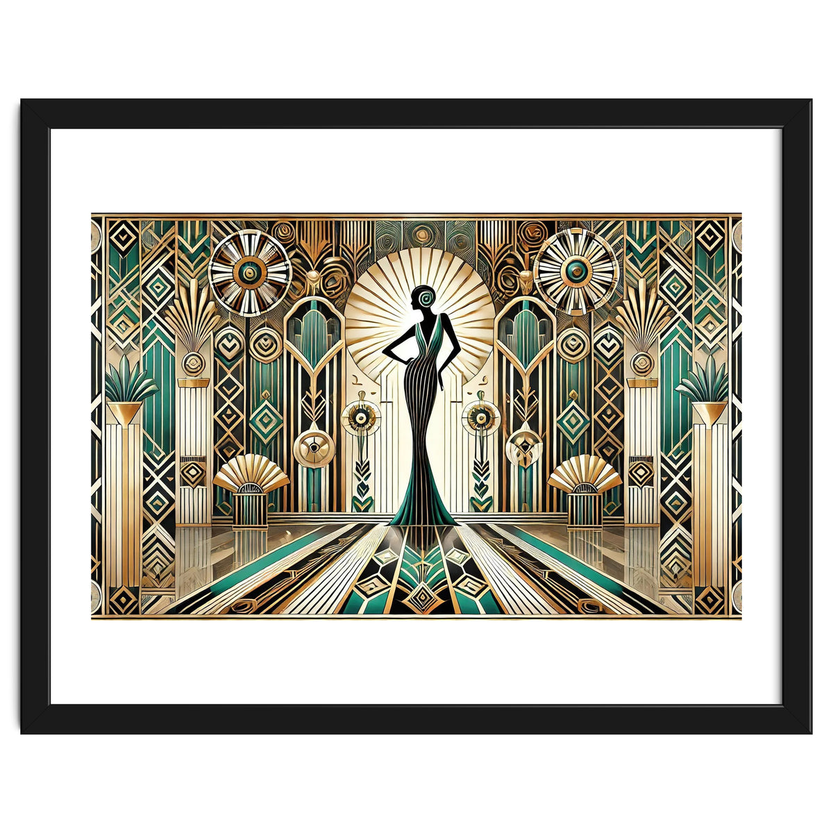 Art Deco Glamour Woman