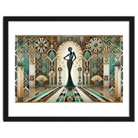 Art Deco Glamour Woman
