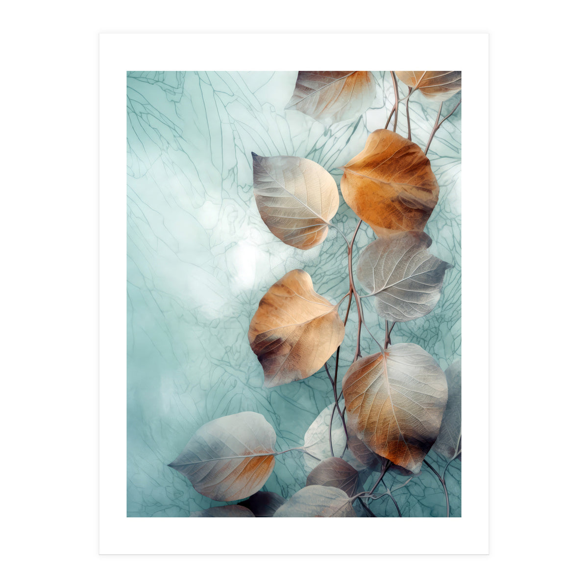 Winter leaves 2 (Print Only)