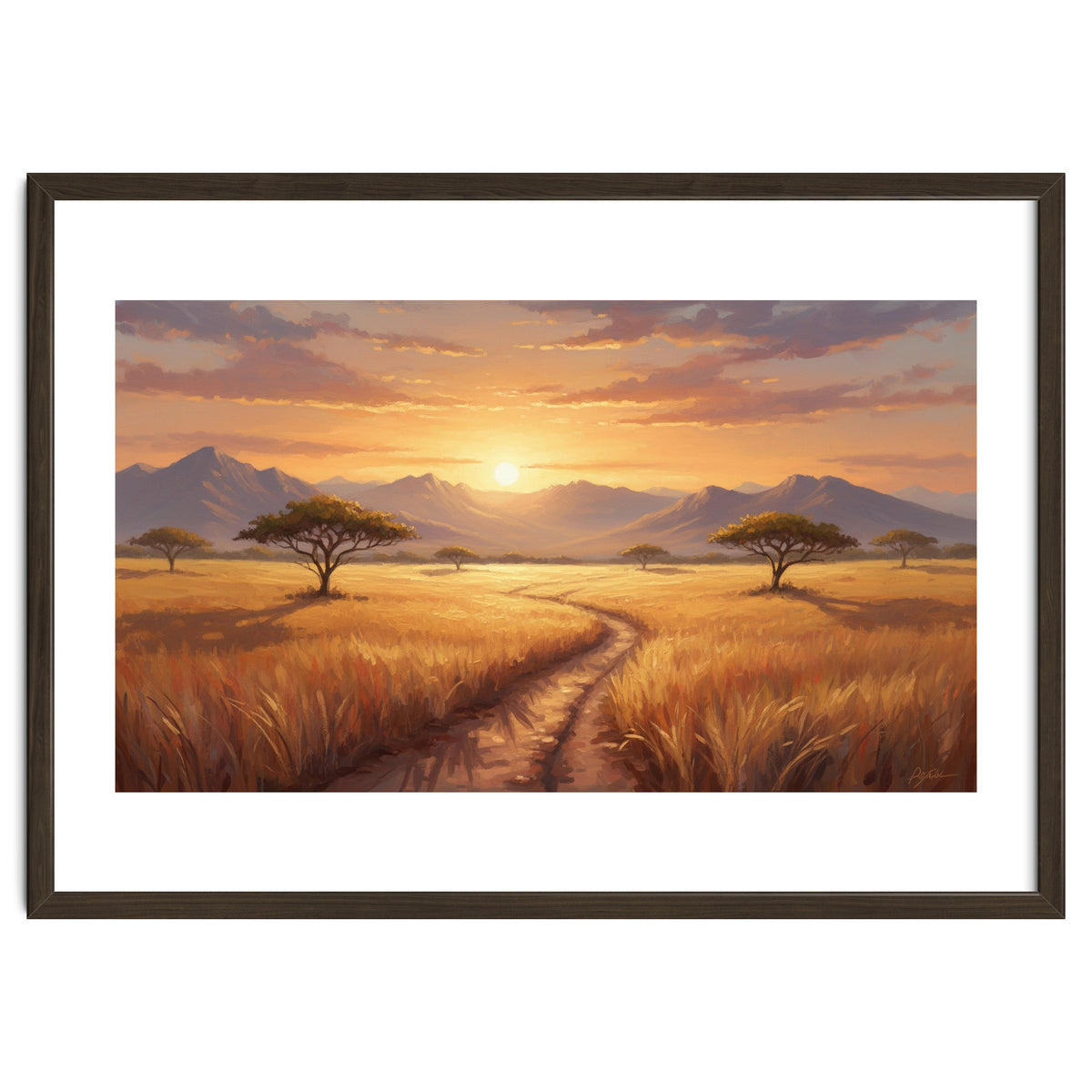 Golden Peak Sunset