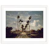 'The Avenue at Middelharnis', 1689, Oil on canvas, 103 x 141 cm. thumbnail