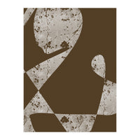 Abstract White Scratch (Print Only)